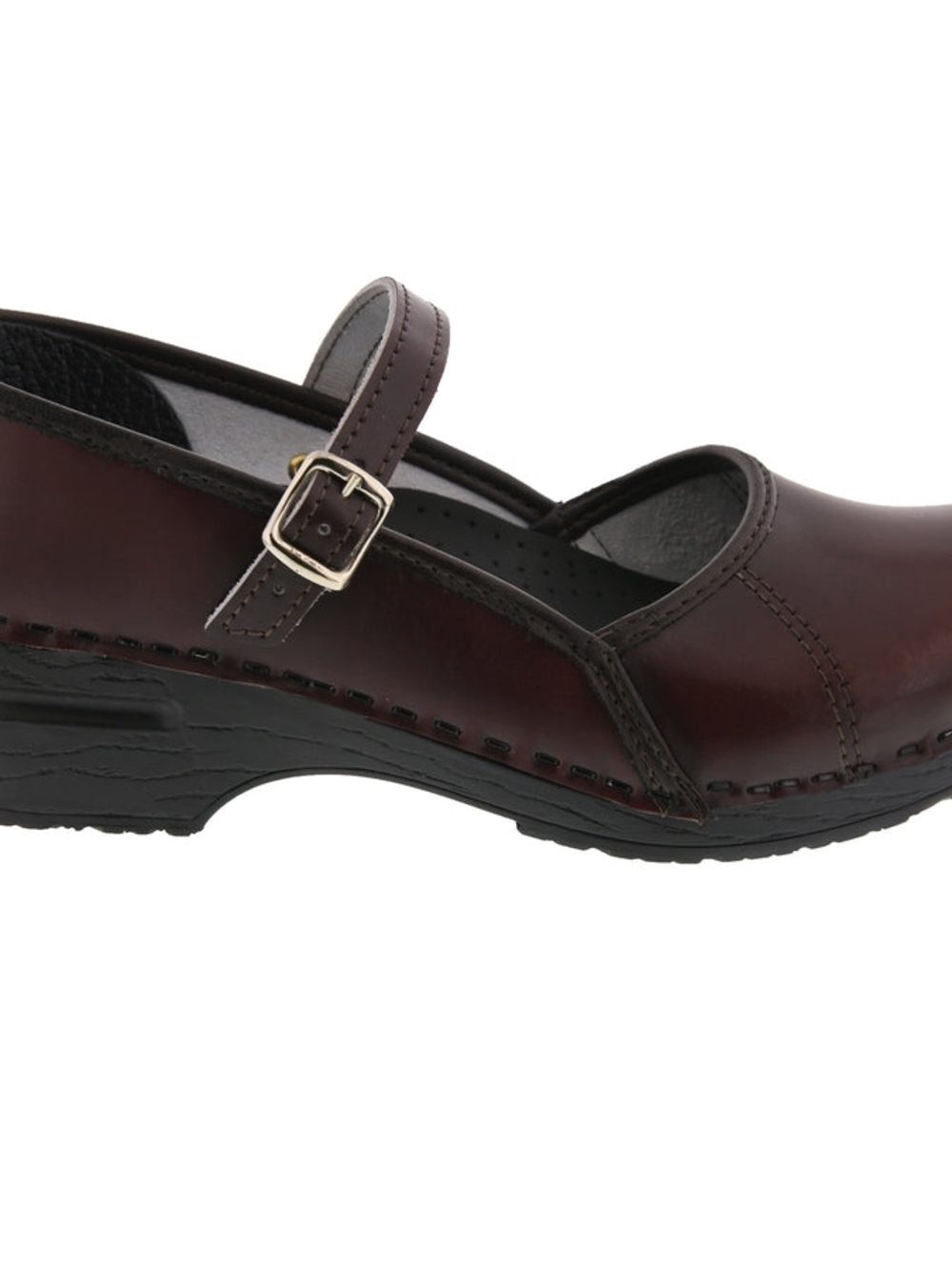 BJORK Marcella Mary Jane Bordeaux Cabrio Leather Clogs euro size 40 9 9.5